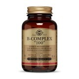 Витамины B-комплекс, B-Complex "100", Solgar, 50 вегетарианских капсул