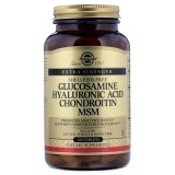Глюкозамин, Гиалуроновая Кислота, Хондроитин і МСМ, Solgar, 120 таблеток