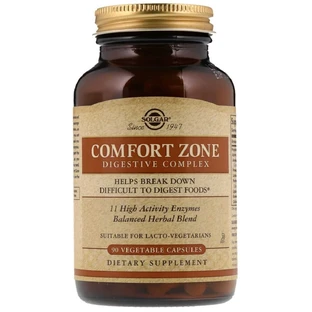 Комплекс для пищеварения Comfort Zone Digestive Complex, Solgar, 90 вегетарианских капсул