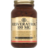 Ресвератрол, Resveratrol, Solgar, 100 мг, 60 вегетарианских капсул