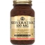 Ресвератрол, Resveratrol, Solgar, 100 мг, 60 вегетарианских капсул