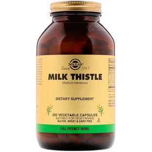 Розторопша, Milk Thistle, Solgar, 250 вегетаріанських капсул