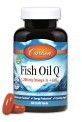 Омега-3 + Коензим Q10, Fish Oil Q, Carlson, 60 гелевих капсул