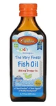 Риб'ячий Жир для Дітей зі Смаком Апельсина, The Very Finest Fish Oil for Kids, Carlson, 200 мл