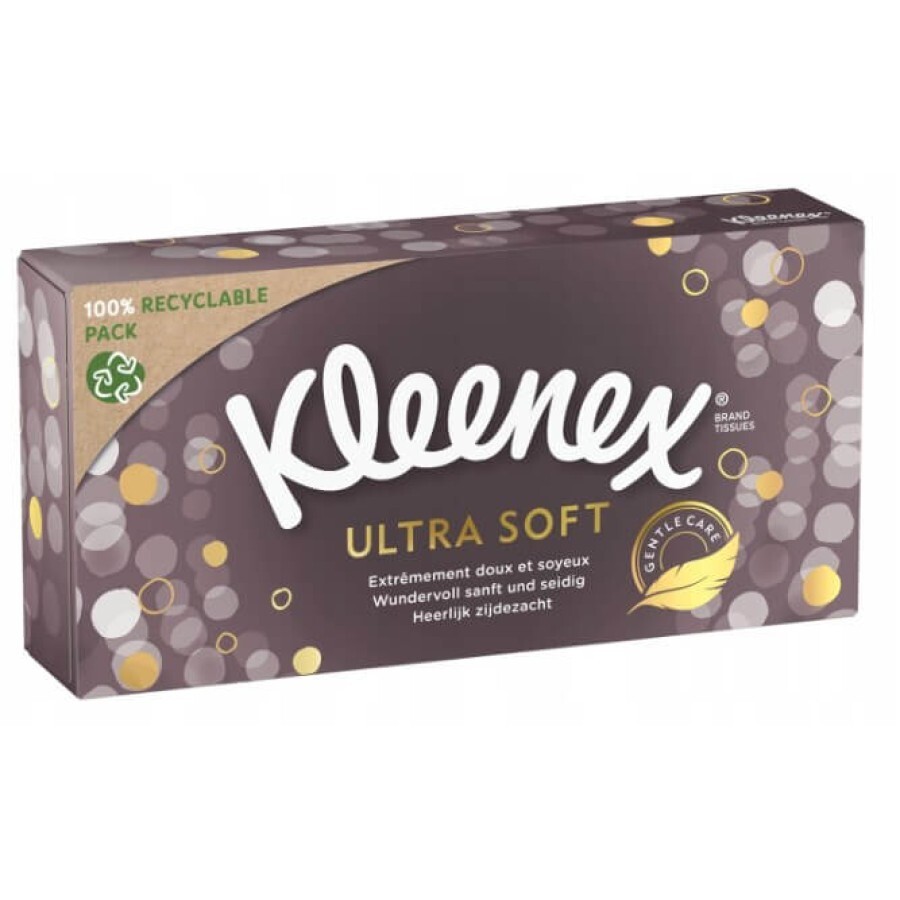 Хусточки косметичні Kleenex Ultra Soft №64: ціни та характеристики