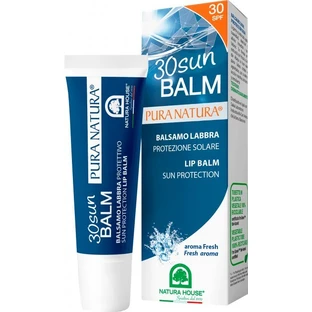 Бальзам для губ Natura House Защитный от солнца SPF30 с экстрактом календулы и моркови с ароматом свежести, 8 мл