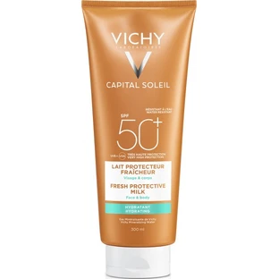 Сонцезахисне молочко Vichy Capital Ideal Soleil Hydratant Milk SPF50+ для обличчя і тіла, 200 мл