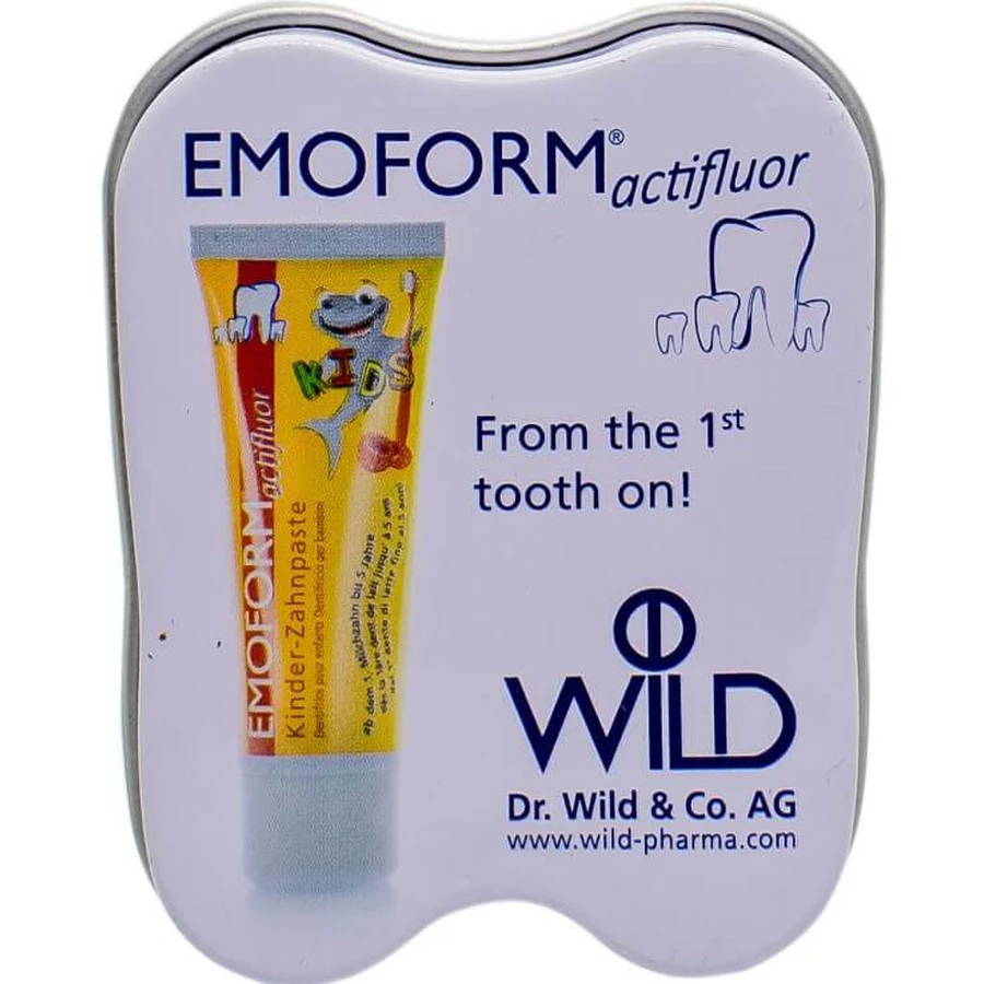 Футляр для молочных зубов Emoform Actifluor Kids Зубная фея: цены и характеристики