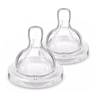 Силиконовая соска Philips AVENT Classic SCF636/27, 3 мес., для густой еды, 2 шт.