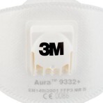 Защитная маска для лица 3M Aura 9332+ защита уровня FFP3 с клапаном 1 шт.: цены и характеристики