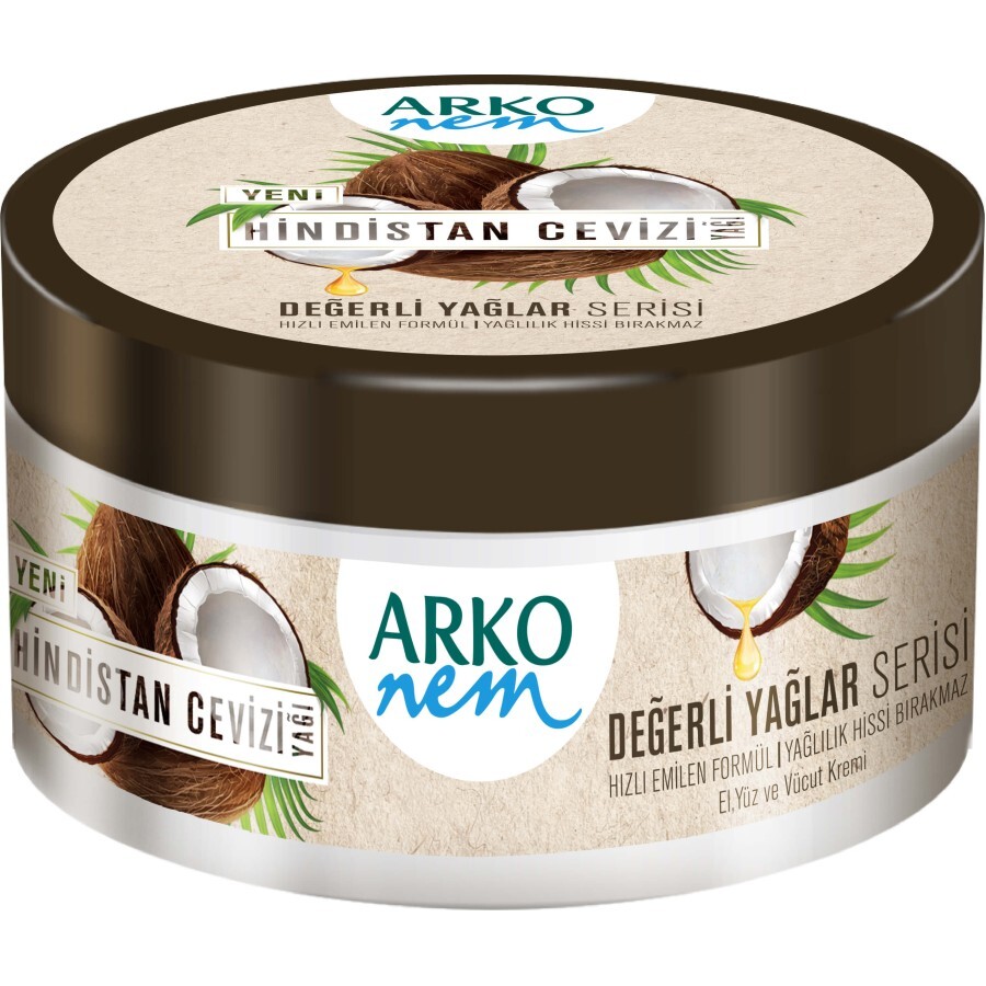 Крем для лица ARKO Увлажняющий кокос 250 мл: цены и характеристики