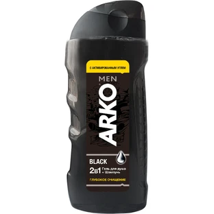 Гель для душа ARKO Men 2 in 1 Black 260 мл