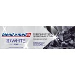 Зубна паста Blend-a-med 3D White Luxe Деревне вугілля 75 мл : ціни та характеристики