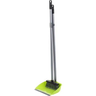 Комплект для прибирання Buroclean совок зі щіткою на довгій ручці