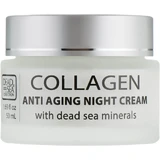 Крем для обличчя Dead Sea Collection нічний проти старіння з колаген. та мін. Мертвого моря 50 мл