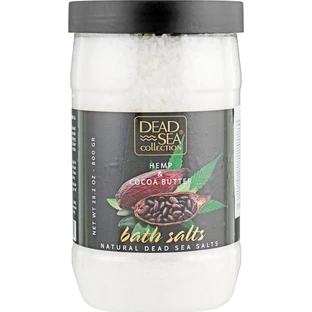 Сіль для ванн Dead Sea Collection з маслом коноплі та какао 800 г