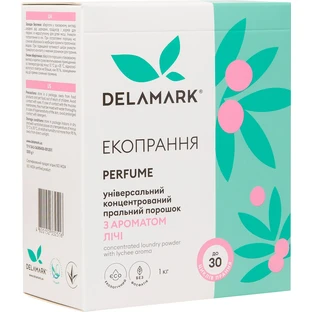 Пральний порошок DeLaMark з ароматом Лічі 1 кг 