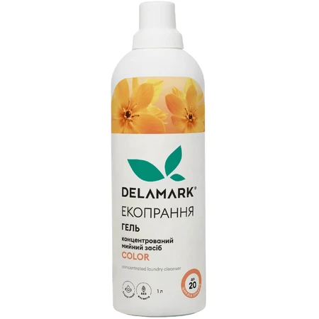 Гель для прання DeLaMark Color 1 л: ціни та характеристики