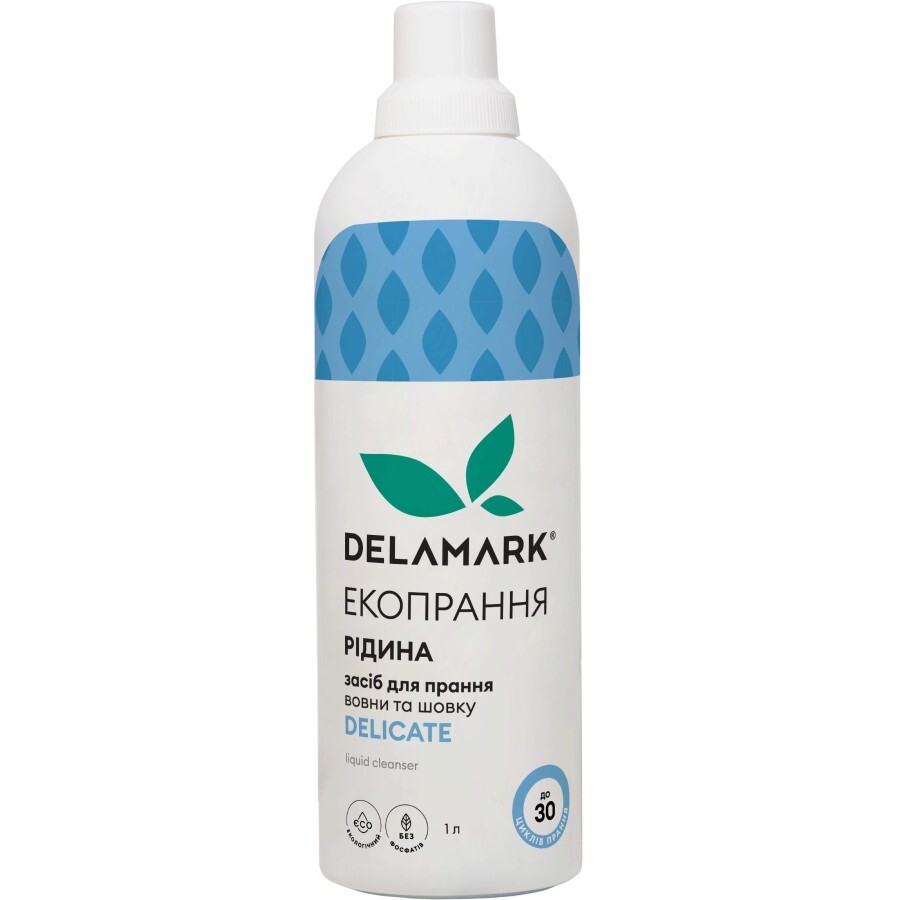 Гель для прання DeLaMark Delicate 1 л: ціни та характеристики