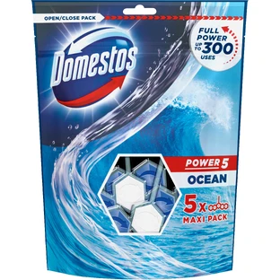 Туалетный блок Domestos Power 5 Свежесть океана 5х55 г