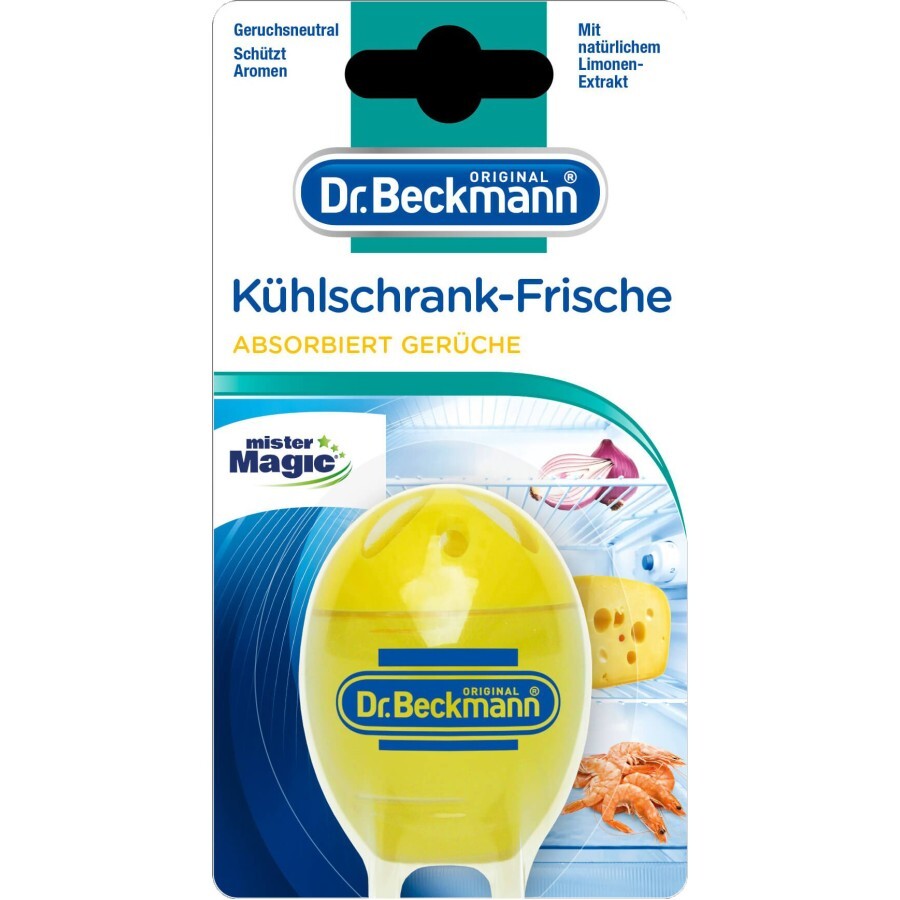 Чистящее средство холодильника Dr. Beckmann поглотитель запаха Лимон 40 г: цены и характеристики
