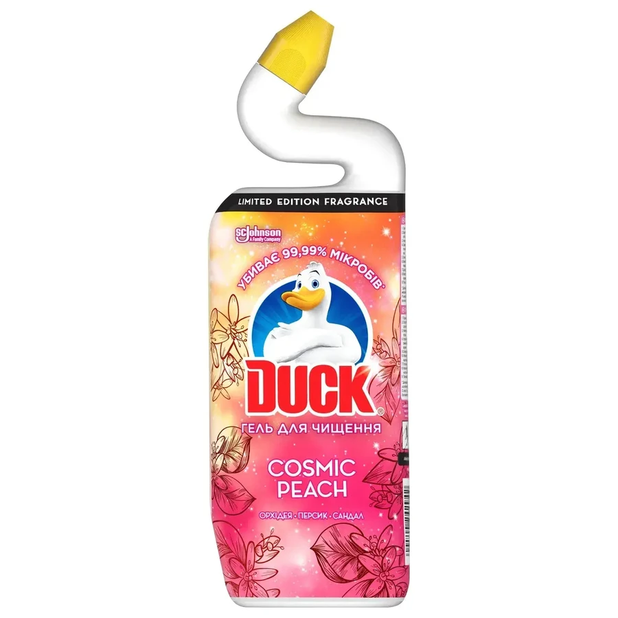 Засіб для чищення унітазу Duck Cosmic Peach 750 мл: ціни та характеристики
