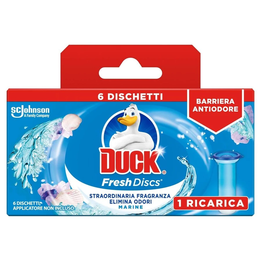 Туалетний блок Duck Диски Чистоти Морська свіжість змінний блок 38 г : ціни та характеристики