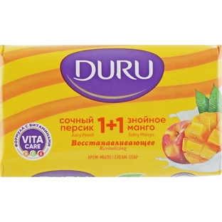 Тверде мило Duru Соковитий персик та спекотне манго 80 г