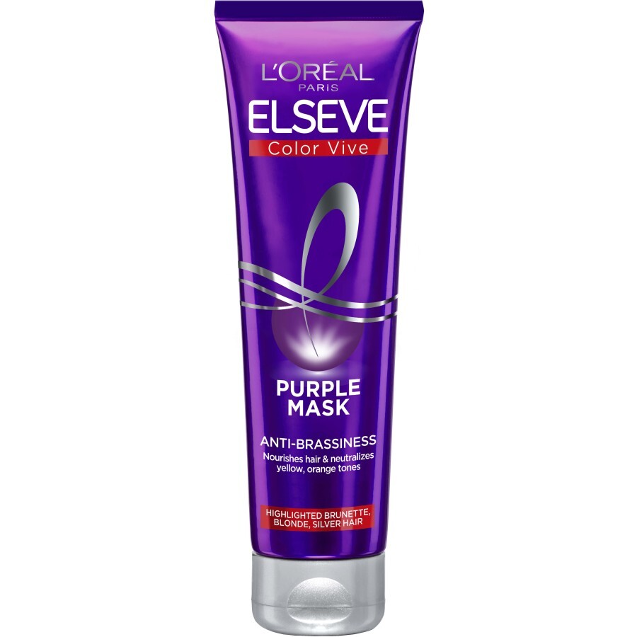 Маска для волос Elseve Color Vive Purple для осветленных и мелир. волосы 150 мл: цены и характеристики