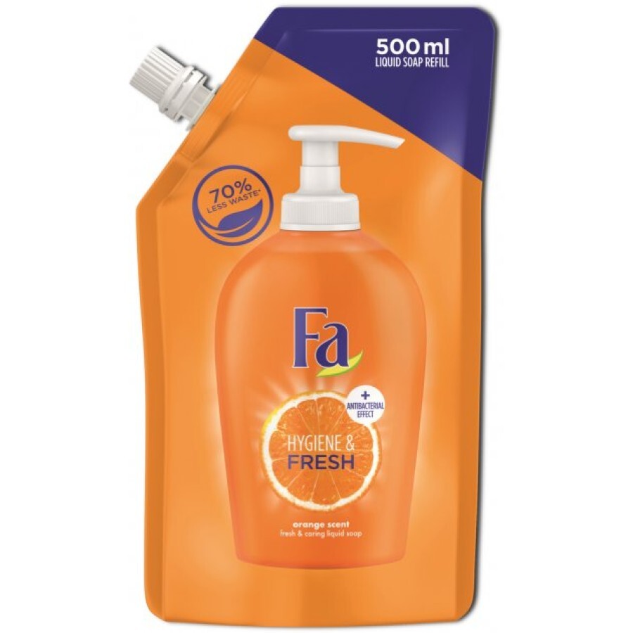 Рідке мило Fa Hygiene & Fresh Аромат апельсина 500 мл: ціни та характеристики