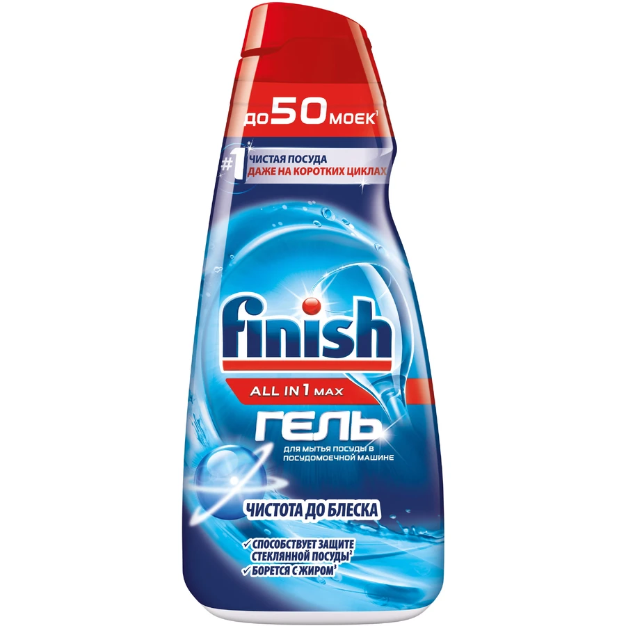 Гель для миття посуду в посудомийці Finish All in 1 Max 1 л: ціни та характеристики