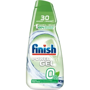 Гель для миття посуду в посудомийці Finish Power All in One Gel 0% 600 мл