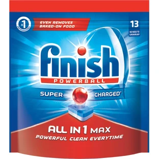 Таблетки для посудомийних машин Finish All in 1 Max 13 шт.