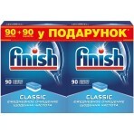 Таблетки для посудомоечных машин Finish Classic 90+90 шт: цены и характеристики