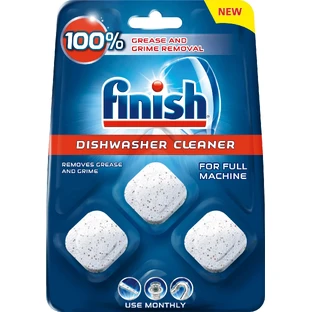 Очищувач для посудомийних машин Finish Dishwasher Cleaner 3 шт