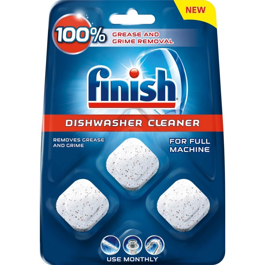 Очиститель для посудомоечных машин Finish Dishwasher Cleaner 3 шт: цены и характеристики