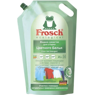 Гель для стирки Frosch для цветной ткани 2 л