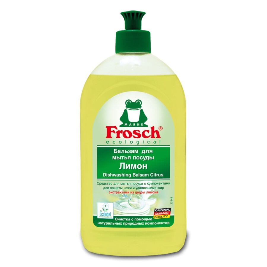 Средство для мытья посуды Frosch Лимон 500 мл: цены и характеристики