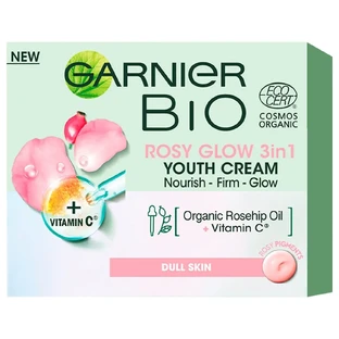 Крем для обличчя Garnier Bio Поживний з олією шипшини 50 мл