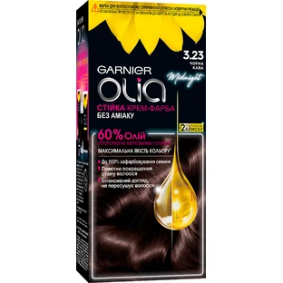 Фарба для волосся Garnier Olia 3.23 Чорна кава 112 мл
