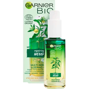 Масло для лица Garnier Bio Ночное с эфирным маслом конопля 30 мл