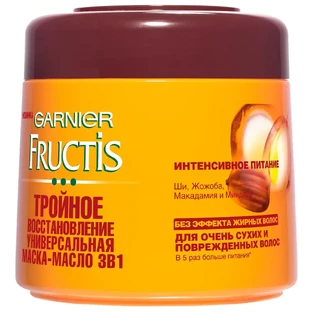 Маска для волосся Garnier Fructis Потрійне відновлення 300 мл