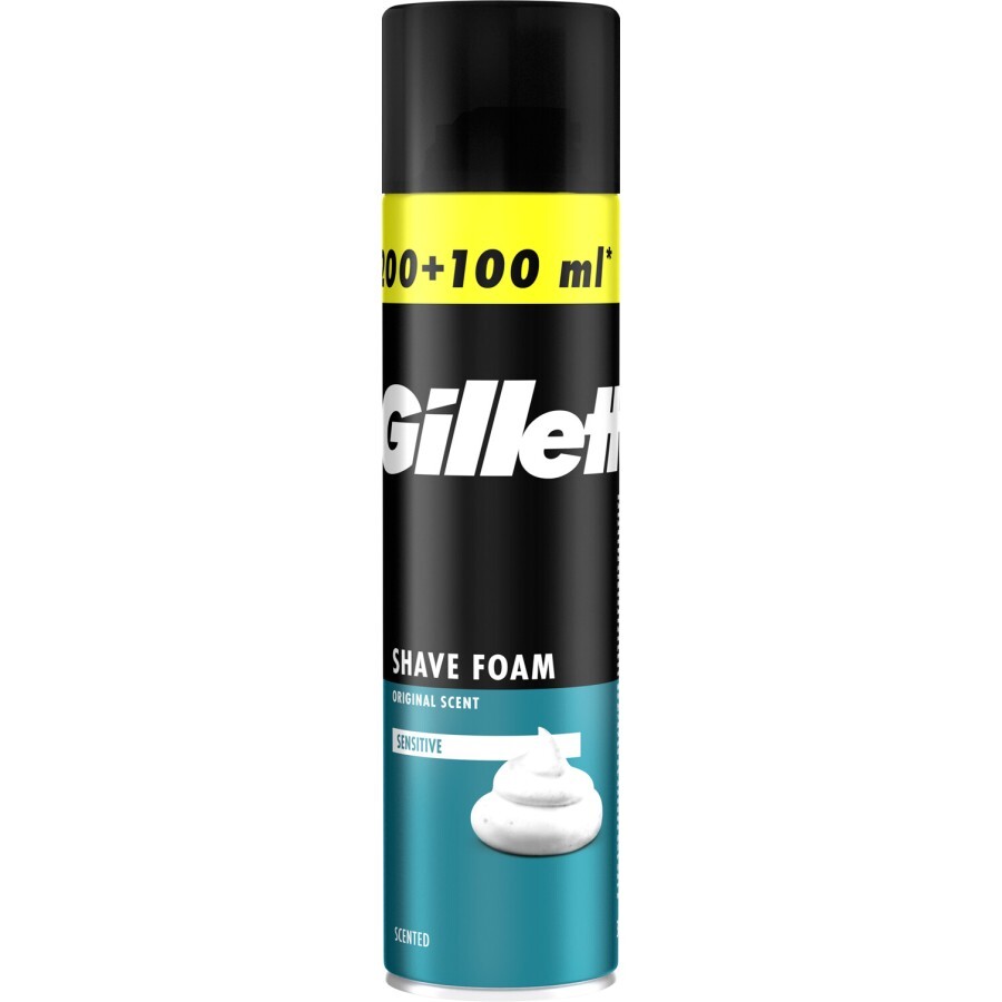 Піна для гоління Gillette Classic Sensitive Для чутливої шкіри 300 мл: ціни та характеристики