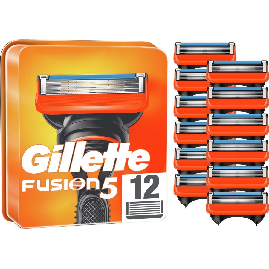 Змінні касети Gillette Fusion 12 шт. : ціни та характеристики