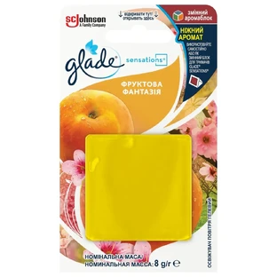 Освежитель воздуха Glade Sensations Фруктовая фантазия сменный аромаблок 8 г