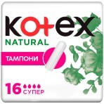 Тампоны Kotex Natural Super 16шт.: цены и характеристики
