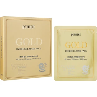 Гидрогелевая маска Petitfee & Koelf Gold Hydrogel Mask Pack для лица с золотым комплексом +5, № 5