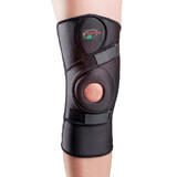 Бандаж Реабилитимед для средней фиксации колена с 4-мя спиральными ребрами жесткости К-1П, размер М, правый, черный