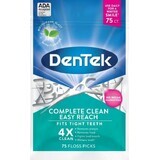 Флосс-зубочистки DenTek  Комплексное очищение Задние зубы, 75 шт