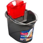 Відро для швабр Vileda Ultramax з віджимом сіре 10 л: ціни та характеристики
